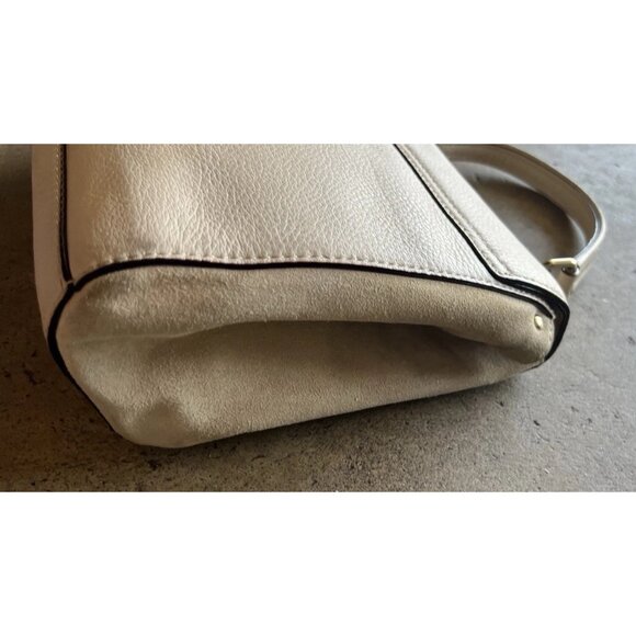 Kate Spade New York MAGNOLIA PARK LARGE LAUREL Tote Leather Bag Purse Cream - Picture 12 of 16